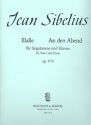 Illale op.17,6  fr Gesang (mittel) und Klavier (fin/dt)