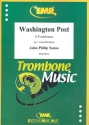 Washington Post for 4 trombones score and parts