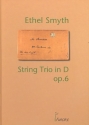 String Trio in D-Major op.6 for violin, viola and violoncello Faksimile