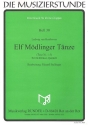 11 Mdlinger Band 1 (Nr.1-5) fr Flte und 4 Klarinetten Partitur und Stimmen
