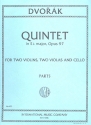 Quintet op.97 in Eb Major for 2 violins, 2 violas and violoncello parts