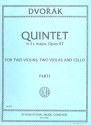 Quintet op.97 in Eb Major for 2 violins, 2 violas and violoncello parts