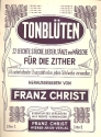 Tonblten Band 1 fr 1-3 Zithern Partitur