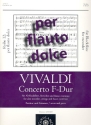 Konzert F-Dur RV442 für Altblockflöte, Streicher und Bc Partitur und Stimmen (Streicher 1-1-1-1)