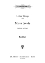 Missa brevis fr gem Chor und Orgel Partitur