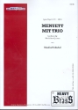 Menuett mit Trio fr 5 Blechblser (Hrn, 2 Trp, Pos, Tb) Partitur+Stimmen
