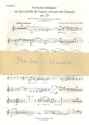 Fantasie brillante aus Faus op.20 fr Violine und Streichorchester Stimmset