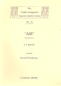 Air in D Major for 4 bassoons score and parts