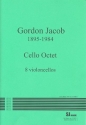 Oktett D-Dur fr 8 Violoncellos Partitur und Stimmen