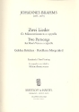 2 Lieder fr Mnnerchor a cappella Chorpartitur