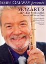 Mozart's Greatest Melodies for flute and piano