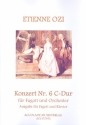 Konzert C-Dur Nr.6 fr Fagott und Orchester fr Fagott und Klavier