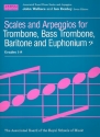 Scales and Arpeggios Grades 1-8 for trombone (bass trombone/ruphonium)