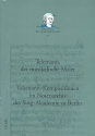 Telemann - der musikalische Maler Telemann-Kompositionen im Notenarchiv der Sing-Akademie zu Berlin