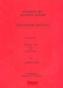 Saxophone Shuffle for 4 saxophones score and parts