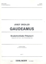 Gaudeamus fr Mnnerchor und Klavier (Orchester) Klavier-Partitur