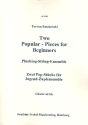 2 Popular Pieces for Beginners fr Zupforchester Rhythmusgitarre