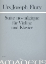 Suite nostalgique fr Violine und Klavier