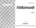 Bauers Volksmusik Band 4: fr Blasorchester Flgelhorn 2