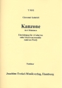 Kanzone fr 4 Gitarren (Gitarrenensemble) Partitur und Stimmen