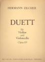 Duett op. 89 fr Violine und Violoncello Partitur