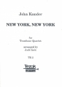New York New York für 4 Posaunen Partitur und Stimmen