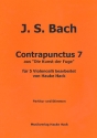 Contrapunctus 7 für 5 Violoncelli Partitur und Stimmen