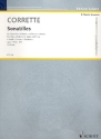 Sonatileso e-Moll op.19 no.5,6 fr Querflte (Violine) un Bc