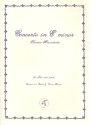 Concerto e minor for flute and piano