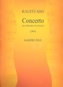 Concerto for Clarinet and Orchestra solo part and cadenzas (archive copy)