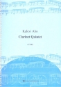 Quintet for clarinet, 2 violins, viola and cello score,  archive copy