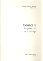 Sonate Nr.5 op.62,5 fr Orgel