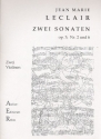 2 Sonaten op.3,2  op.3,6 fr 2 Violinen Stimmen