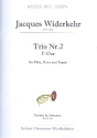 Trio F-Dur Nr.2 f�r Fl�te, Horn und Fagott Partitur und Stimmen