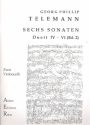 6 Sonaten Bd.2 (Duette 4-6) fr 2 Violoncelli 2 Stimmen