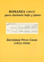 Romanza for bass clarinet and piano (1917)