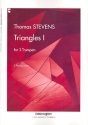 Triangels no.1 for 3 trumpets 3 scores