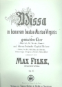 Missa in honorem beatae Mariae virginis op.47 fr gem Chor und Kammerorchester Partitur