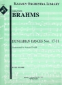 Hungarian Dances nos.17-21 for orchestra score