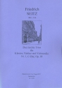 Trio C-Dur Nr.1 op.18  fr Violine, Violoncello und Klavier Stimmen