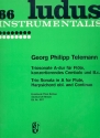 Triosonate A-Dur fr Flte, konzertierendes Cembalo und Bc 4Stimmen