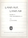 Land auf, Land ab fr 2 Akkordeon Partitur und Stimmen