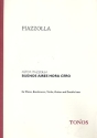 Buenos Aires hora cero for piano, bandoneon, violin, guitar and double bass score