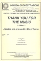 Thank You for the Music: for vocals and jazz ensemble conductor and parts