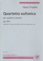 Quartetto eufonico op.841 fr Oboe, Klarinette, Horn und Fagott Partitur und Stimmen