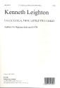 Lully, Lulla, Thou Little Tiny Child for soprano solo and mixed chorus a cappella score