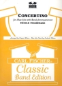 Concertino for flute and concert band score and parts