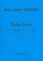 Valse lente fr Trompete (Kornett) und Klavier