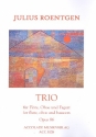 Trio op.86 fr Flte, Oboe und Fagott Partitur und Stimmen