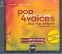 Pop 4 Voices 2 CD's (Chor-Band und 22 instrumentale Playbacks)